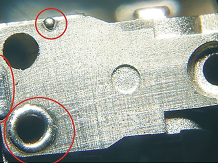 <a href='http://m.pdsslfxx.com/product/3.htm' class='text_a'>模具激光焊機(jī)</a>修復(fù)模具效果